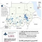 حرب السودان: أكثر من ألف غارة جوية وقصف بالمسيرات منذ يناير الماضي